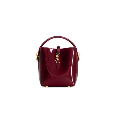 YSL LE 37 MINI IN PATENT LEATHER 765870AAEX16290 (15*13*6cm)